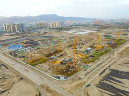 蘭州恒大山水城項(xiàng)目D、E地塊土石方工程施工