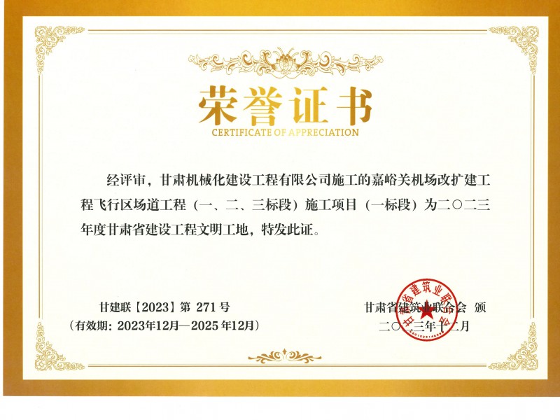 新建浙江麗水機(jī)場(chǎng)場(chǎng)道工程二標(biāo)段順利通過(guò)竣工驗(yàn)收