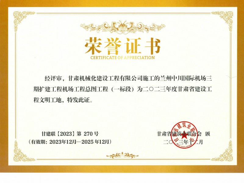 新建浙江麗水機(jī)場(chǎng)場(chǎng)道工程二標(biāo)段順利通過(guò)竣工驗(yàn)收